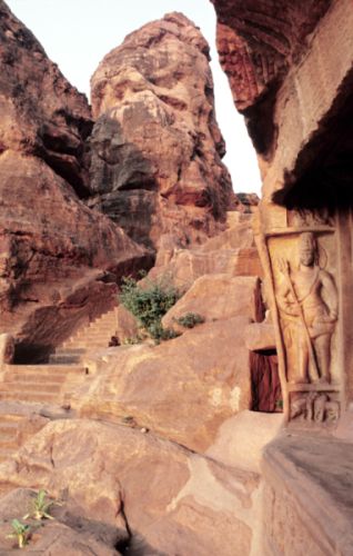 Badami Caves, Karnataka, 6th century.