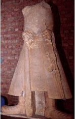 Emperor Kanishka, Kushana period, 1st century A.D. (Government Museum, Mathura). 