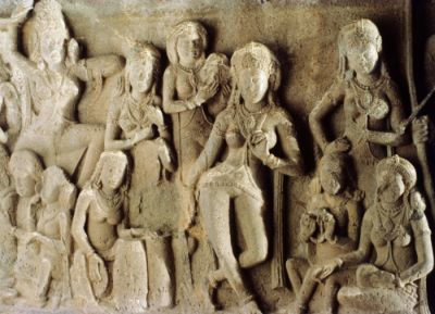 Mara's daughters, CAVE 26, Ajanta.