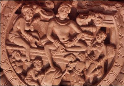 A SCULPTED MEDALLION from Panigiri.
