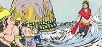 lakshmi emerges from the ocean