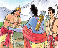 Rama and hanuman